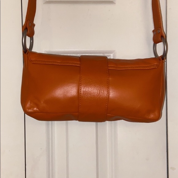 Small Orange Wilson’s Leather Handbag - Picture 2 of 4
